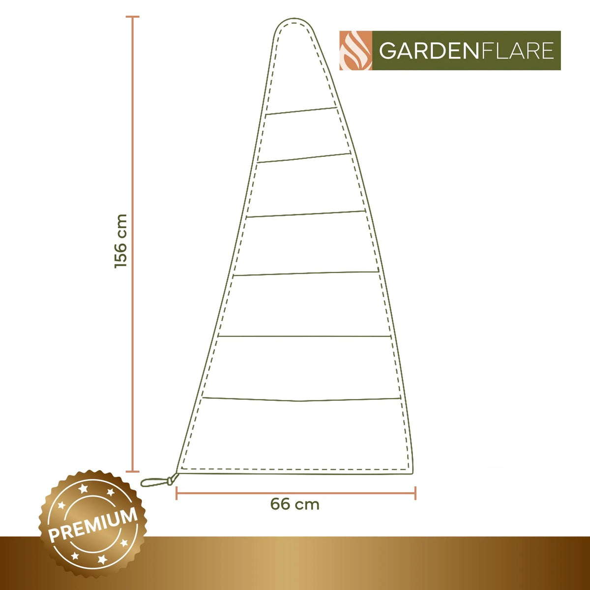Gardenflare premium hoes grijs