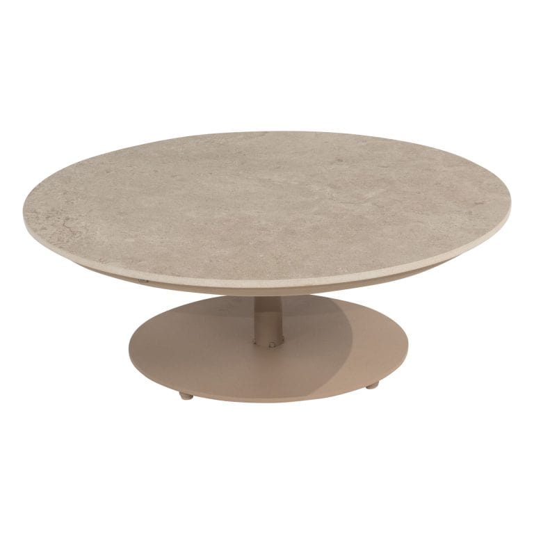 4 Seasons Outdoor Boaz salontafel met keramisch tafelblad, rond