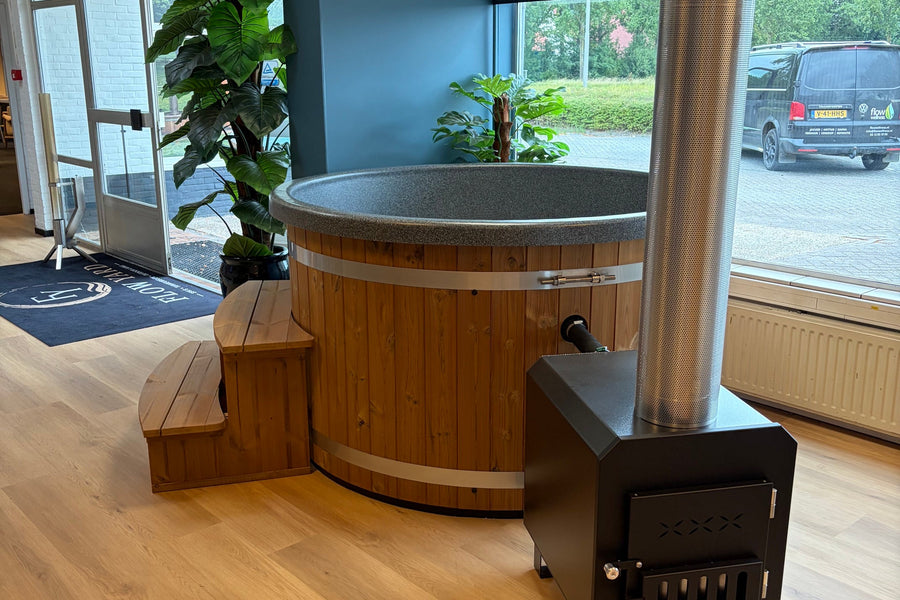 Hottub kopen? nu in de showroom bij Flow Yard
