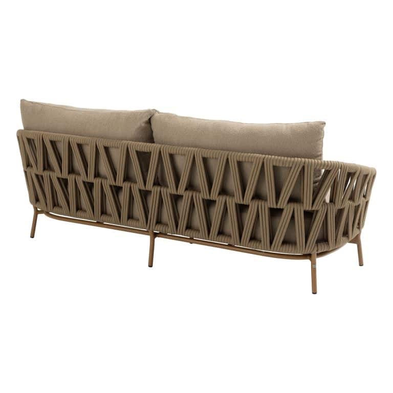 4 Seasons Outdoor Biarritz loungeset Amber, 3-zits bank + 2 loungestoelen