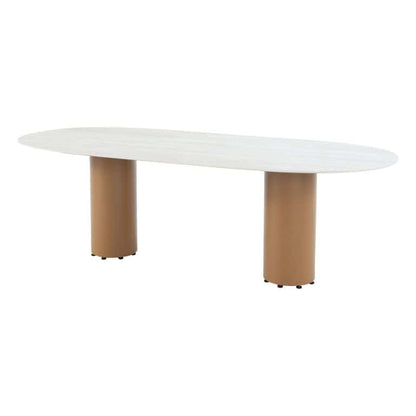 4 Seasons Outdoor Biarritz dining set Amber + Colorado ovale tafel 240 cm