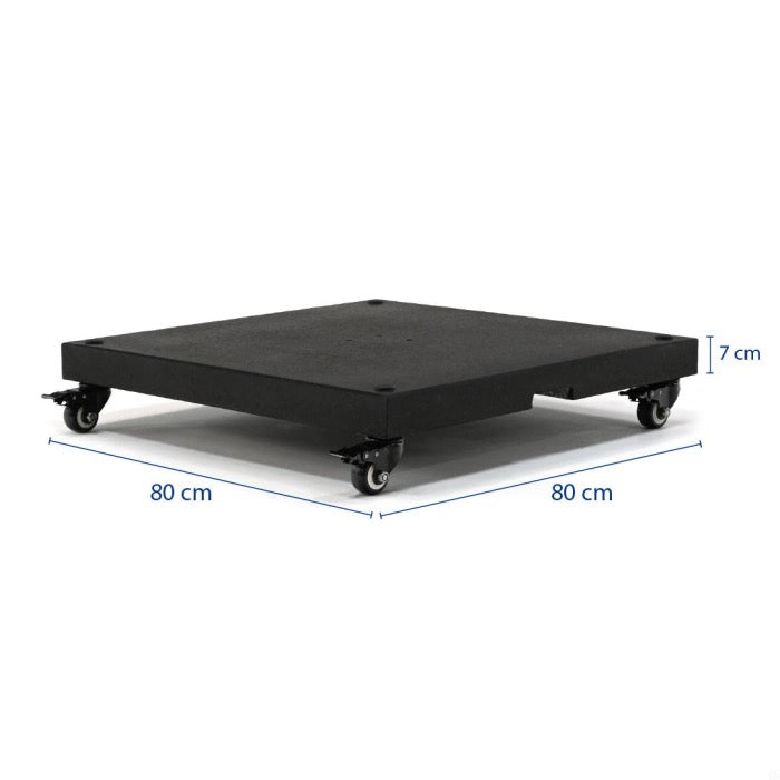 Madison parasol voet graniet zwart 120kg