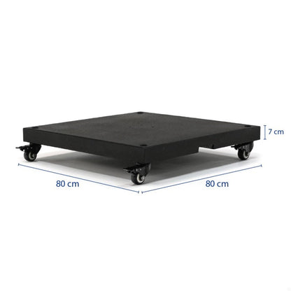 Madison parasol voet graniet zwart 120kg