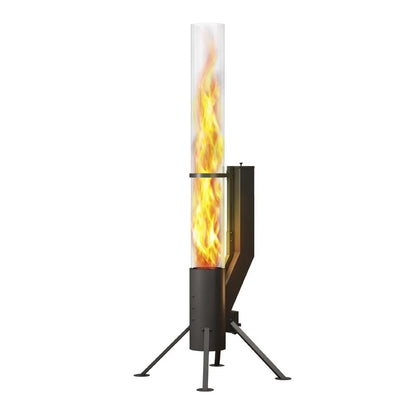 Gardenflare XXL Vlampijp roestvrij staal zwart