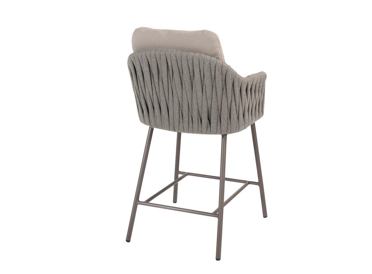 4 Seasons Outdoor Cannes hoge eetkamerstoel met 2 kussens