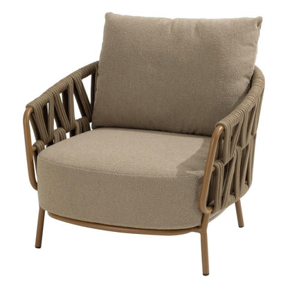 4 Seasons Outdoor Biarritz loungeset Amber, 3-zits bank + 2 loungestoelen