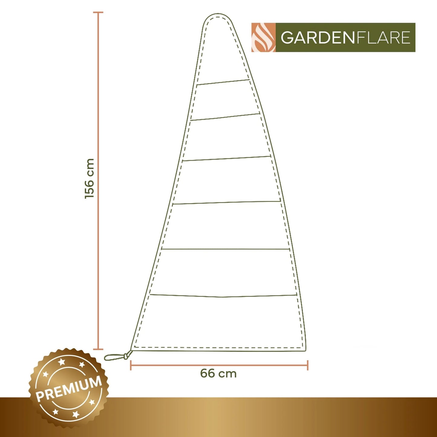 Gardenflare premium hoes grijs