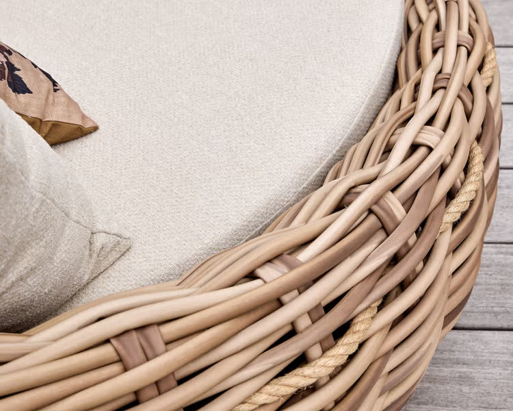 Apple Bee Cocoon daybed 220cm Mocca - Boucle Creme