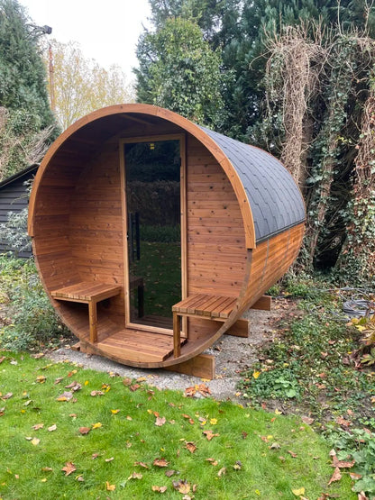 Hanscraft Barrel Sauna 225 - Harvia Legend pro 11KW Elektrisch