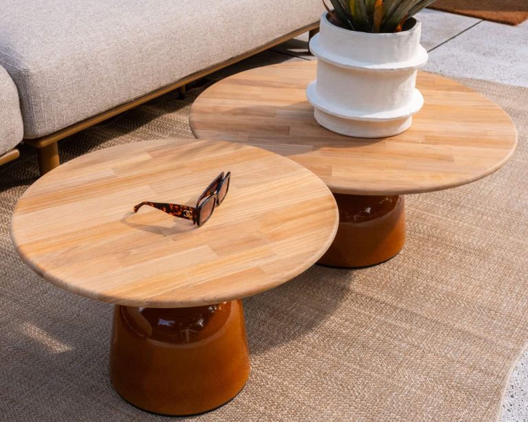 4 Seasons Outdoor June bijzettafel caramel 80 cm