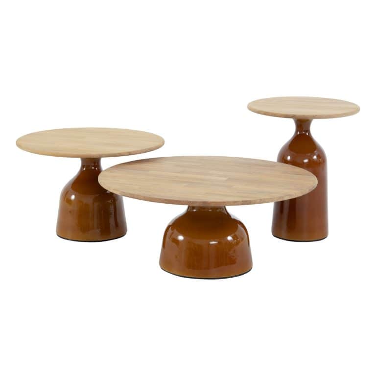 4 Seasons Outdoor June bijzettafel caramel 80 cm
