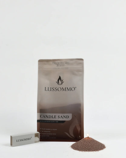 Lussommo | Kaarsenzand - Cookie brown