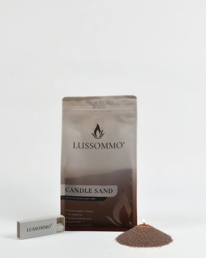 Lussommo | Kaarsenzand - Cookie brown