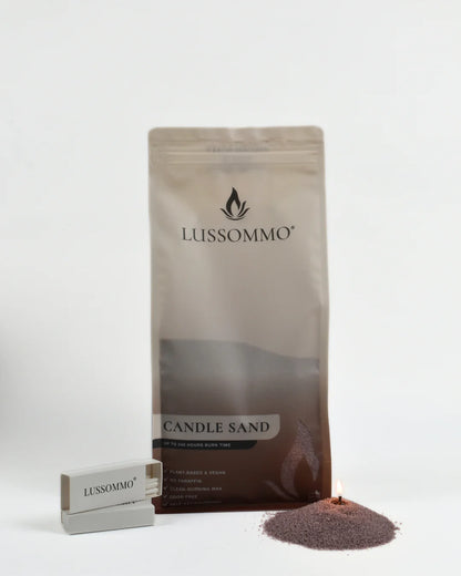 Lussommo | Kaarsenzand - Dusty red