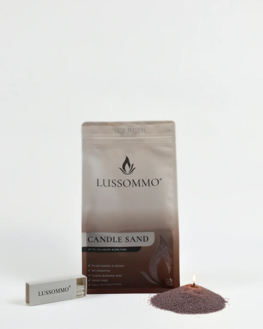 Lussommo | Kaarsenzand - Dusty red