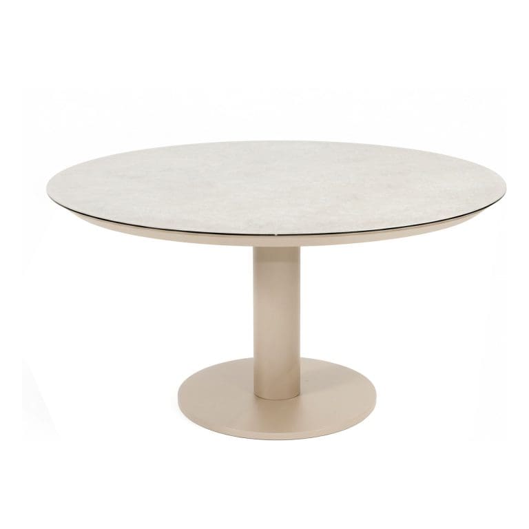 4 Seasons Outdoor Sarah lage dinertafel met keramische print 130cm