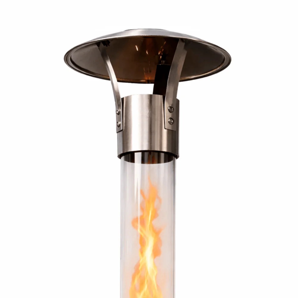 Gardenflare Premium Vlampijp vonkenvanger voor glazen buizen met een diameter van 100 mm