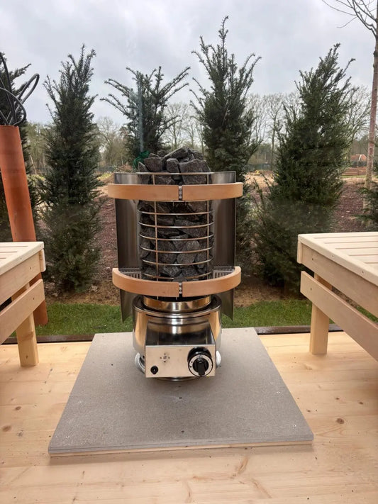 Finsteam Aurora 8.1kW gas saunakachel
