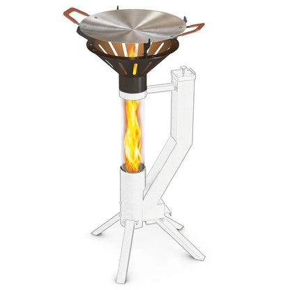Gardenflare barbecue opzetstuk met buiten grillpan voor de Klassiek vlampijp