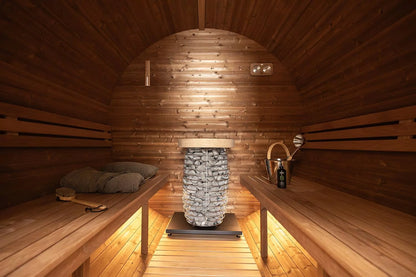 Hanscraft Barrel Sauna 225 - Harvia Legend pro 11KW Elektrisch