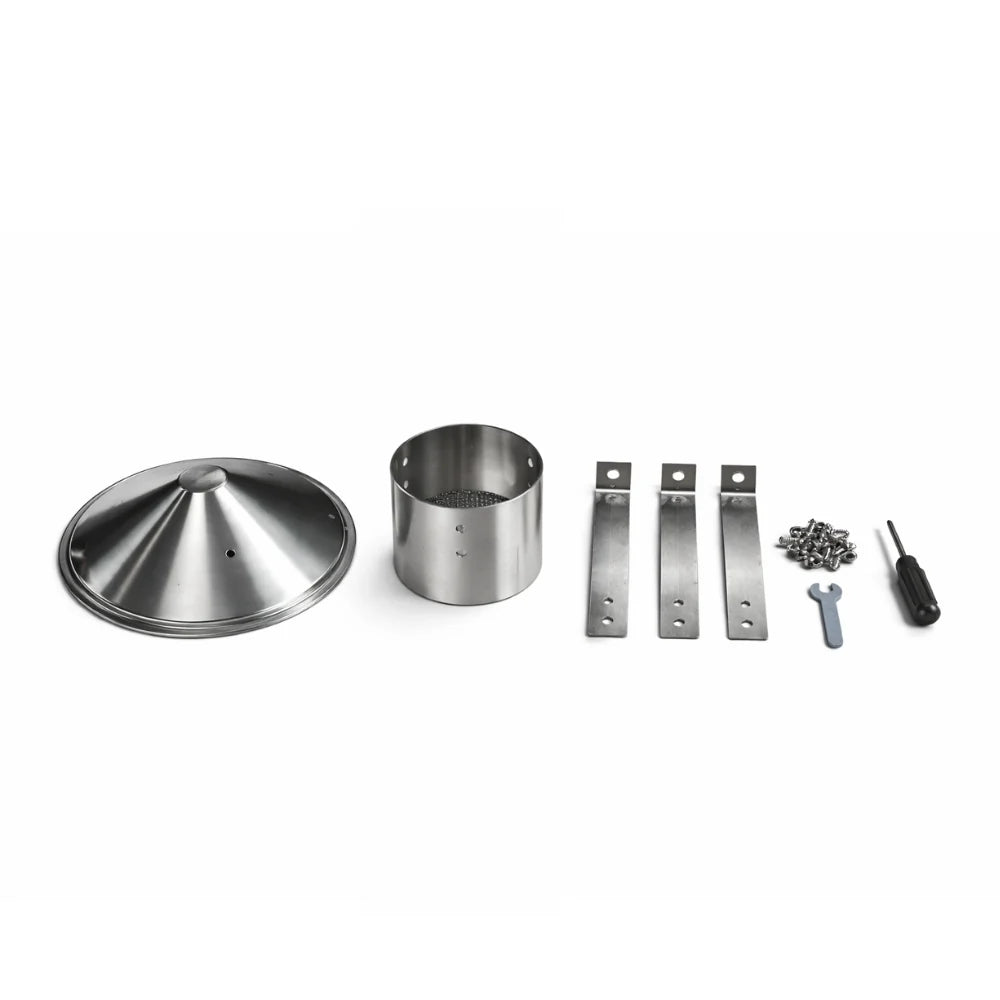 Gardenflare Premium Vlampijp vonkenvanger voor glazen buizen met een diameter van 100 mm